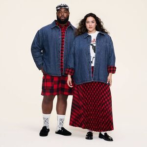 Open Box - Woolrich - Adult Tall Denim Shacket - Woolrich Dar Dark Wash